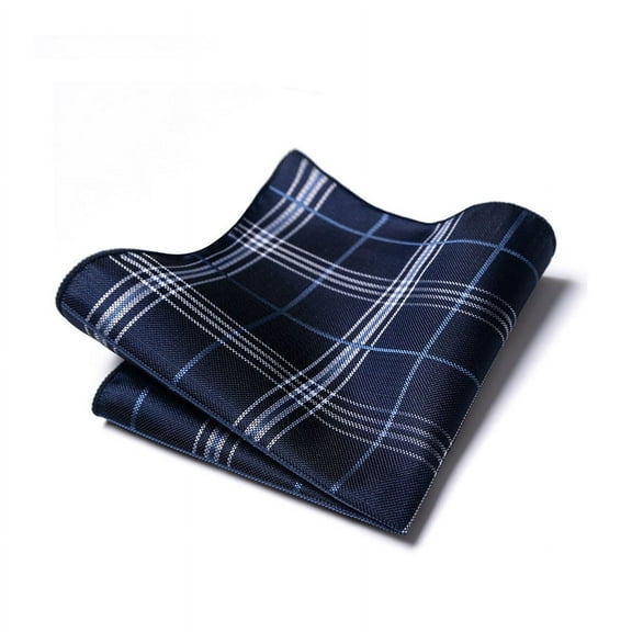 Zhuge Mens Silk Pocket Square Set Handkerchiefs-9*9inch，C15