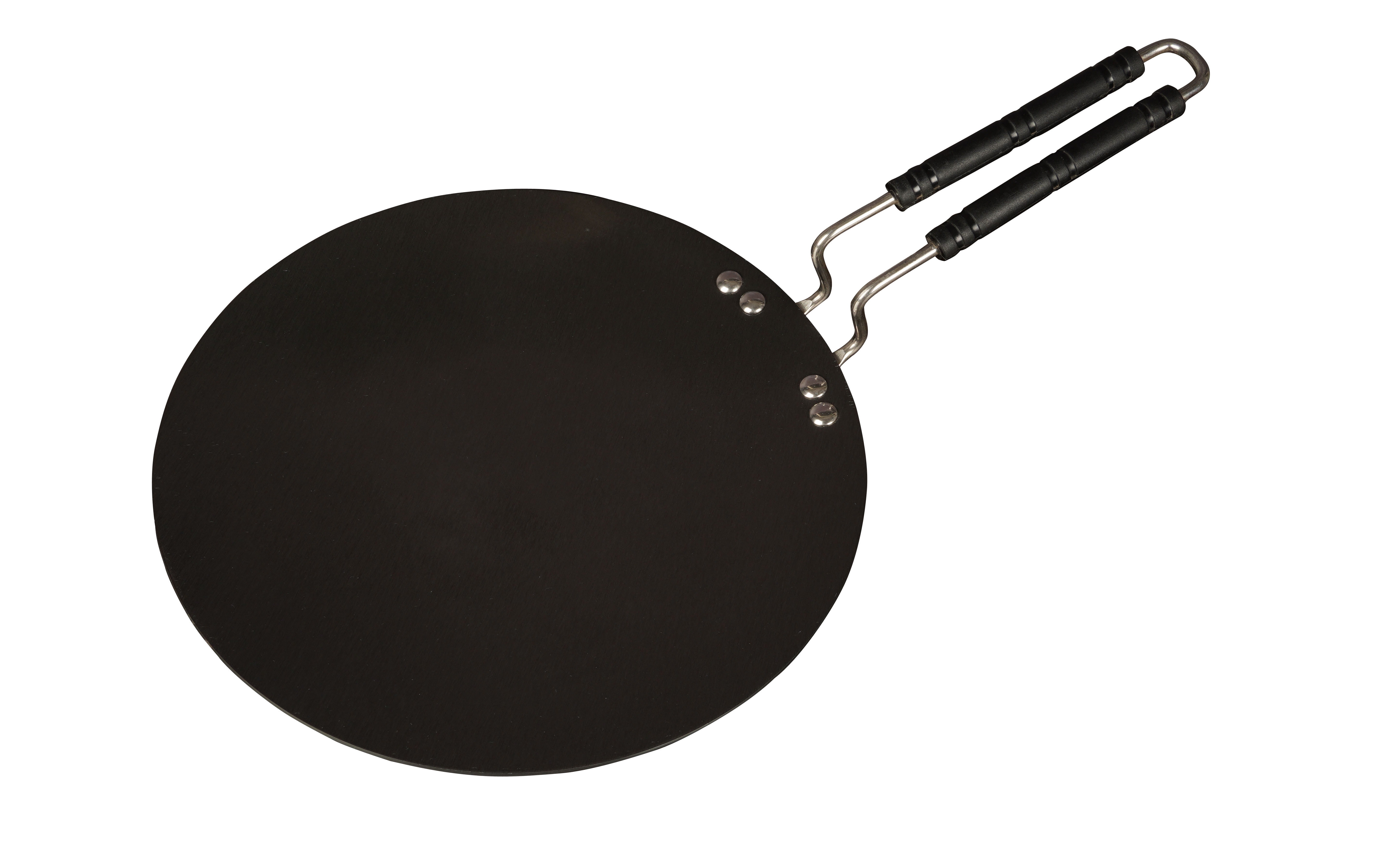 Trifri Chapati Tava Round Griddle 10.8" Concave Non,Stick Roti Tawa
