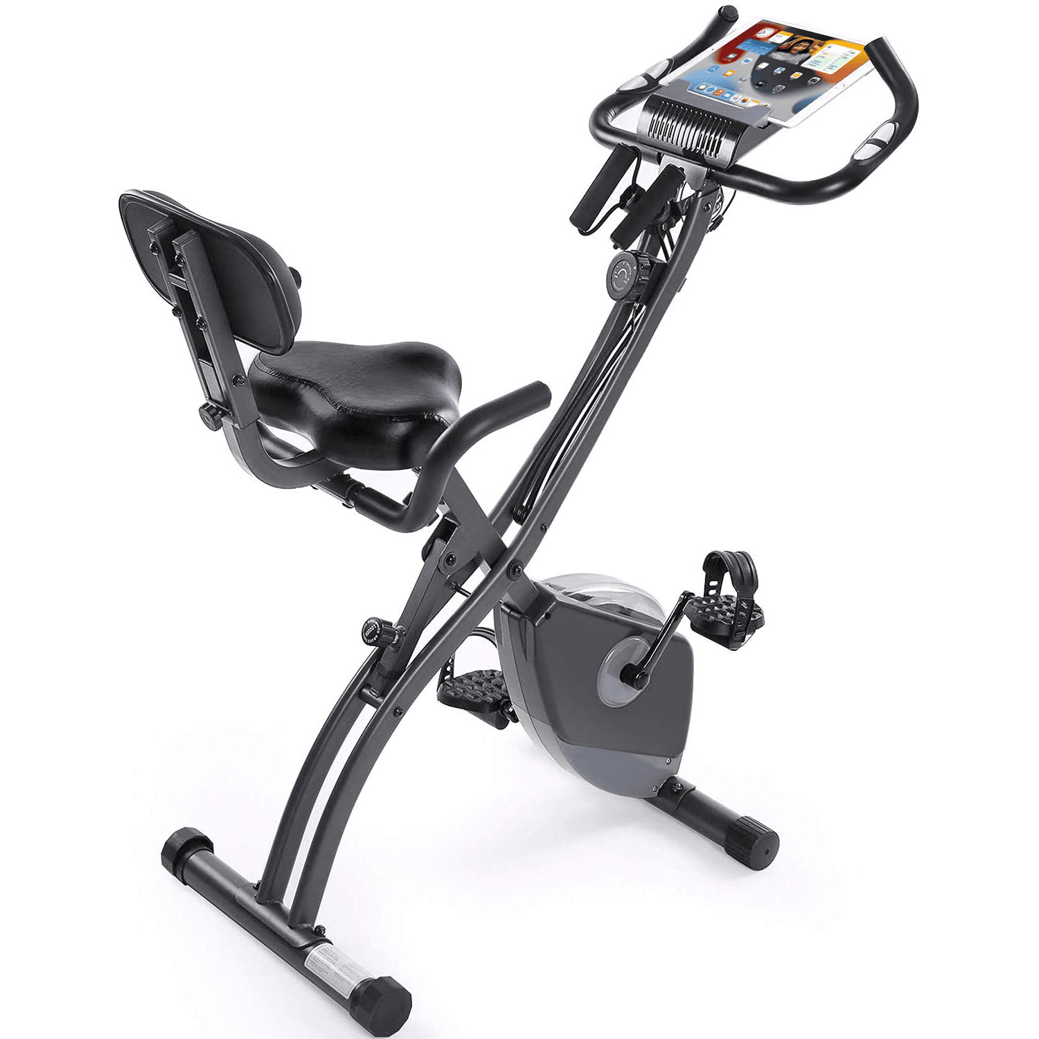 Recumbent Exercise Bike 8 Levels Monitor Resistance Bands Sport Full Body New 