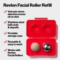 thumbnail image 3 of Revlon Oil Absorbing and Cooling Portable Facial Roller Refill, Red, 3 of 10