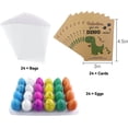 thumbnail image 4 of 24 piezas de regalos del día de San Valentín para niños, regalos de fiesta de dinosaurios, tarjetas de huevos de dinosaurio para incubar a granel, huevos de Pascua con mini juguetes de dinosaurio en, 4 of 5