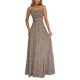 thumbnail image 2 of TaTaai Womens Casual Fashion Printed Long Sleeve Deep V Neck Mid-Calf Dress Elegant Versatile Soft Breathable Daily Party Vacation Outfits Gift, 2 of 8