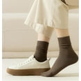 thumbnail image 6 of Super Soft Crew Socks Cozy Causal Athletic Socks 6 Pairs, 6 of 6