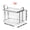 Black - M, variant on Clear Storage Box with Zipper Lid Handle for Bedding Seasonal Clothes Blankets Home, Gifts For Friends, Foldable Organizer Bag, 12.6"x9.45"x9.84" (M), Gray