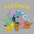 thumbnail image 2 of Men's Pokemon Eeveelutions Sweatshirt Athletic Heather Large, 2 of 4