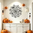 thumbnail image 5 of UALSRZL Halloween Decorations Lace Cloth, 40x40 Halloween Spider Web Table Runner, Black Lace Table Runner for Halloween Party Dinner Table Wall Decor, 5 of 6
