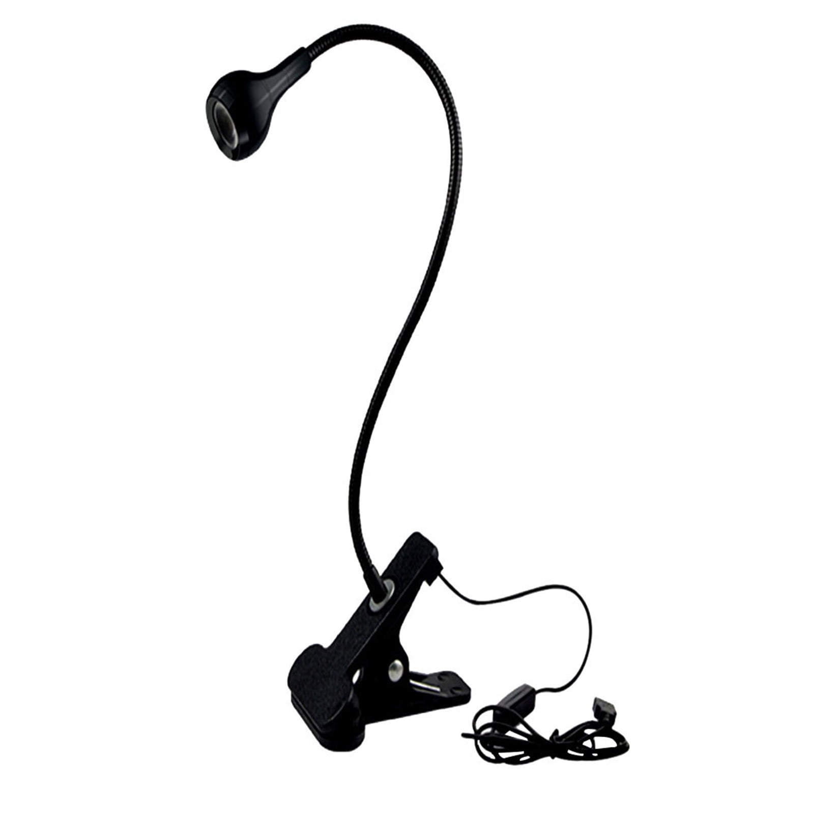 Birdeem Lampe de Table Led Flexible Support de Bureau Usb Clip Lit Étude Lecture Livre Alimentation Ampoule
