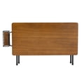 thumbnail image 4 of Baxton Studio Table Basse Basse Marron Naturel et Noir avec Panier, 4 of 5