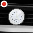 thumbnail image 1 of Universal Car Dash Clock, Luminous Quartz Watch Ornament for Vehicle Dashboard, Metal Mounted Automotive Timepiece, Compact & Accurate Interior Accessory, 1 of 8