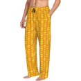 Mens Pajama Pants Corn Kernels Stylish Soft Sleep & Lounge Pants for