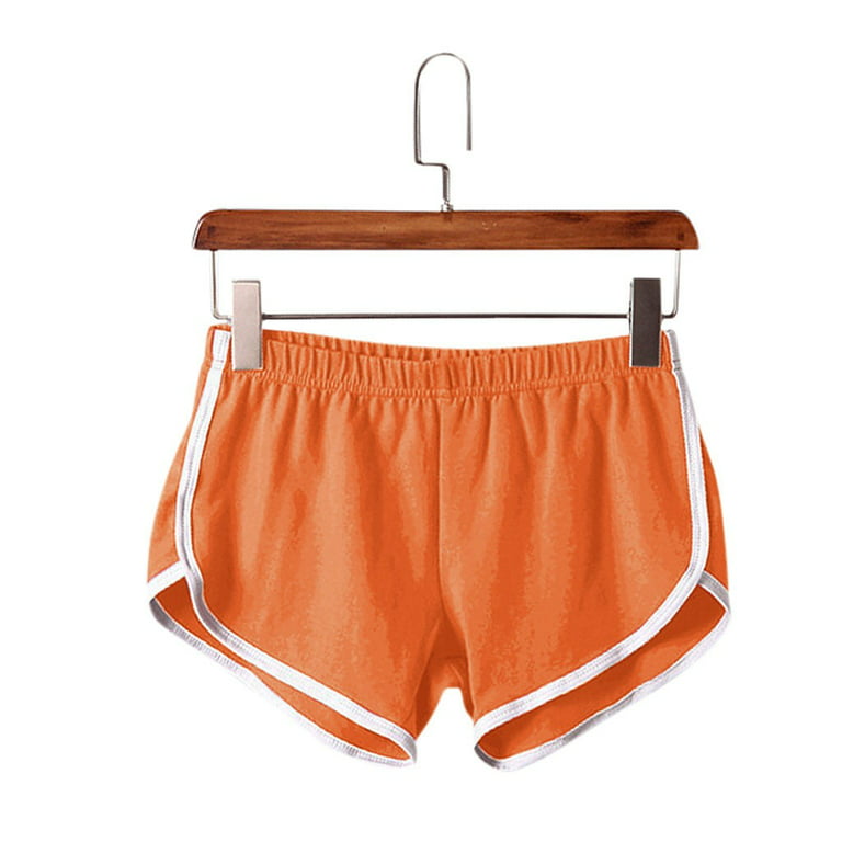 eczipvz Workout Shorts Women's Ripped Jean Shorts High Waisted Distressed  Denim Shorts Orange,XL