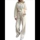thumbnail image 1 of Conjunto Deportivo para Mujer: Sudadera con Capucha y Cremallera de Larga con Pantalones de Color Liso con Cordones - Conjunto de Dos Piezas Albaricoque XL, 1 of 9