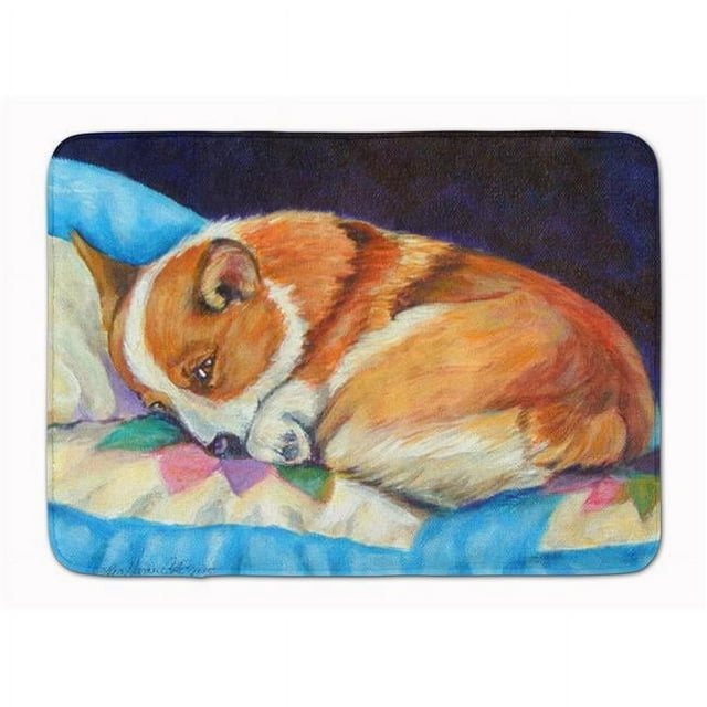 Carolines Treasures 7291RUG Corgi Machine Washable Memory Foam Mat