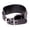 Black, variant on Vintage Punk Adjustable Wrist Cuff Bracelet Double Strap Leather Wristband Unisex Hand Accessory