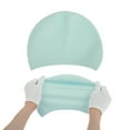 thumbnail image 5 of Unique Bargains 1 Pc Silicone Waterproof Embossed Swim Cap Light Green, 5 of 5