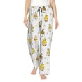 thumbnail image 2 of Goofa Gnome With Sunflower Printed Soft Pajama Pants for Women, Wide Leg Comfy Casual Lounge Yoga Pants-Large, 2 of 9