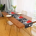 thumbnail image 2 of Yayeee Table Runner 70 inches Long Home Kitchen Dinning Party Decoration, Black Streets, 2 of 7