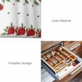 thumbnail image 6 of Placemats Set of 6, Red Roses Valentine's Day Woven Placemat, Linen Place Mats for Kitchen/Dining Tables, Romantic Spring Floral Washable Table Mats for Party, 6 of 8