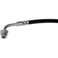 thumbnail image 3 of KarParts360 For Ford E-250/E-450 Super Duty 2003 2004 2005 Brake Hydraulic Hose | Treated Steel End 1 Fitting | 16.53 inches Axis 1 Length | Black Color | Flexible Hose | Banjo End 1 Fitting Type, 3 of 5