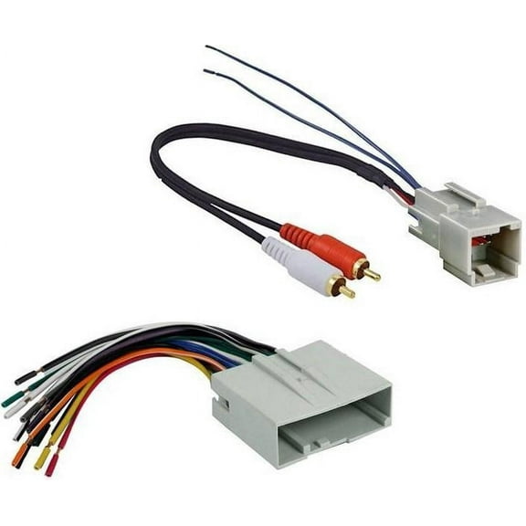 American Terminal AT694-5521 Aftermarket Radio Amplifier Wiring Harness for 2003-up Ford Lincoln Mercury