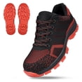 thumbnail image 2 of Botas de seguridad Nikou Transpirables Hombre Punta de Acero Rojo 42, 2 of 14