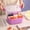 Purple, variant on Cififendec Stainless Steel Food Container with Sperate Layer, Dual Layer, Leakproof, Classify the food in the Different Layer, Outdoor Essentials(Purple)