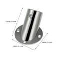 thumbnail image 2 of unbranded 2Ud Soporte Para Barra De Closet De Acero Inoxidable Ajustable Para Cortinas Pesadas Plata, 2 of 8