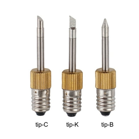 

E10 Interface Soldering Iron Tips Welding Tips USB Soldering Tip Set B C K Type