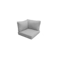thumbnail image 4 of TK Classics Covers for High-Back Corner Chair Cushions 6" Thick in Gray, 4 of 4