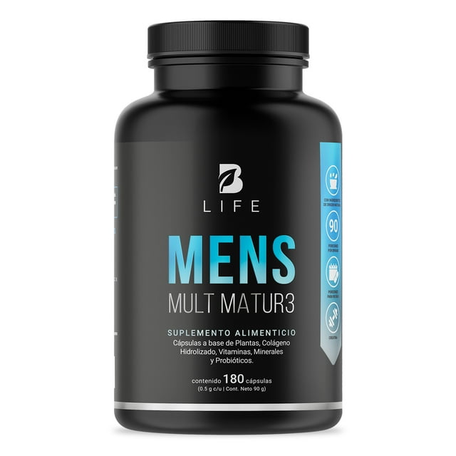Multivitaminico Para Hombre Mayor De 40 Años 180c B Life BLIFE Cápsulas