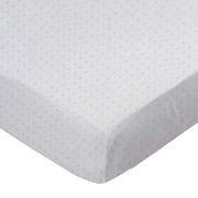 SheetWorld Fitted 100% Cotton Jersey Play Yard Sheet Fits BabyBjorn Travel Crib Light 24 x 42, Pink Pindot
