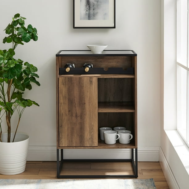 Manor Park Modern Wine Storage Bar Cabinet Reclaimed Barnwood Com Manor Park Modern Wine Storage Bar, Modern Wine Bar Cabinet Furniture