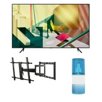Samsung QN55Q70TA 55" 4K Ultra High Definition Dual LED QLED TV with a Walts TV Large/Extra Large Full Motion Mount for 43"-90" Compatible TV's and Walts HDTV Screen Cleaner Kit (2020)