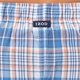 thumbnail image 4 of Shorts de dormir para hombre IZOD ajuste relajado a cuadros azul y naranja XL, 4 of 4