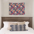 thumbnail image 4 of Picia colorful Skull rose Pattern Tapestry-Tapestries for Bedroom Living Room Dorm(29x37"), 4 of 8