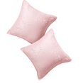 thumbnail image 1 of Deconovo Designer Series Throw Pillow Cases for Dormitorio Sofa Curly Patterned Jacquard Pillow Covers with Edges, Juego de 2, Pink, 18x18 Inch, 1 of 6
