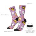 thumbnail image 2 of Yiaed Lovely Animals Print Great elasticity Crew Socks Sports socks for Men and Women, 2 of 5