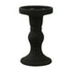 thumbnail image 2 of Candelabros De Cristal Portavelas geométrico de cristal con forma de flor negra, 14 x 8,5 cm, ideal para decoración del hogar (1 unidad) Rkxzt, 2 of 9