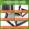 thumbnail image 4 of VEVOR Golf Practice Hitting Net, Huge 10.8x7ft Golf Net, Personal Driving Range for Indoor Outdoor Use, Portable Home Golf Aid Net, 4 of 9