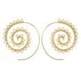 thumbnail image 2 of Sonducket Earrings Round Stylish Spiral Ear Earring Exaggerated Dangle Gold Dangling Jewelry for Women Party Wedding Decoration Type3 NO3 Sonducket AP010225-00, 2 of 6
