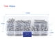 thumbnail image 3 of Tornillos de cabeza Hexagonal Spptty acero inoxidable 304 con caja de Almacenamiento 160 unidades, 3 of 7