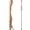 Tan, variant on Brazos Handcrafted Wood Walking Stick, Twisted Oak, Hitchhiker Style Handle, for Men & Women, , Red, 48"