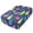 Navy Tropical Fruit, variant on Premium Soft Fitted Sheet for Blow Up Bed Mattress Sheets with Zipper for Camping Office Bedroom, Red Blue Astronaut Print