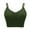 Green, variant on CFLVAEK Plus Size Spaghetti Strap Sports Bras for Women High Impact Wireless Bra Seamless Beauty Back Workout Bras Quick Dry Yoga Running Longline Bras Size XXL