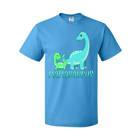 Inktastic Mamasaurus with Cute Brontosaurus Family T-Shirt