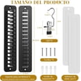thumbnail image 2 of Organizador de Gorra, Porta Cachuchas con Pinzas para Ropa, Perchero y Estante para Gorra, Soporte Ganchos de Sombreros, Colgador portagorras, Hanging Hat Organizer para Clóset, Puertas, 2 of 4