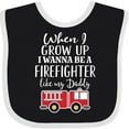 thumbnail image 3 of Inktastic Future Firefighter Like Daddy Boys Baby Bib, 3 of 4