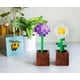 thumbnail image 4 of Maceta Mood Lights para Minecraft, diseño de margaritas y allium, x2, 4 of 7
