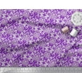 thumbnail image 2 of Soimoi Poly Georgette Fabric Swirls & Floral Artistic Printed Fabric 1 Yard 52 Inch Wide, 2 of 3