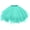 🔥 Mint Green, variant on Bright Rainbow Layered Pleated Tulle Mini Tutu Skirt Elastic Waist Three-Tier Puffy Design For Dance Recitals Festivals Costume Parties And Photo Shoots — Tutu Skirt